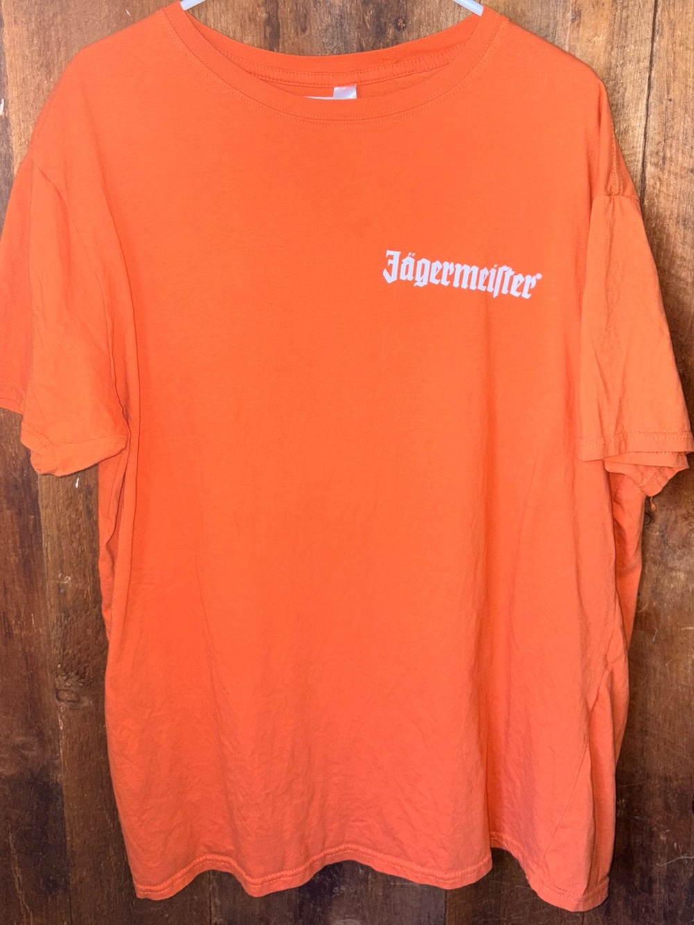 Vintage Jägermeister The OG Shot Promo T-Shirt Orange XL Neon Streetwear Y2K